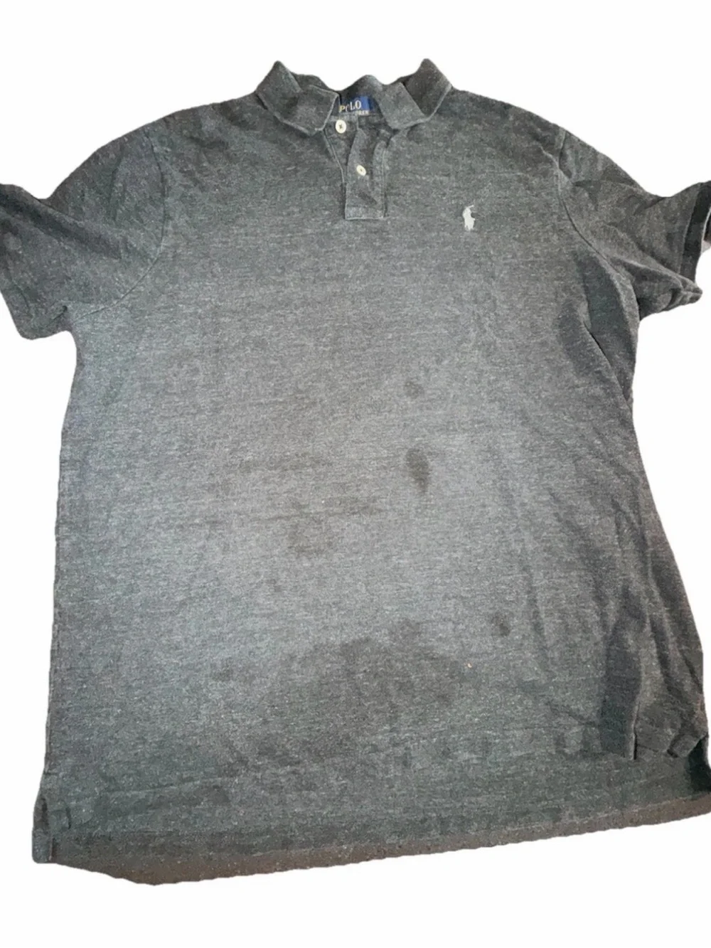 Ralph Lauren Men’s Heather Gray Short-Sleeve Polo XL